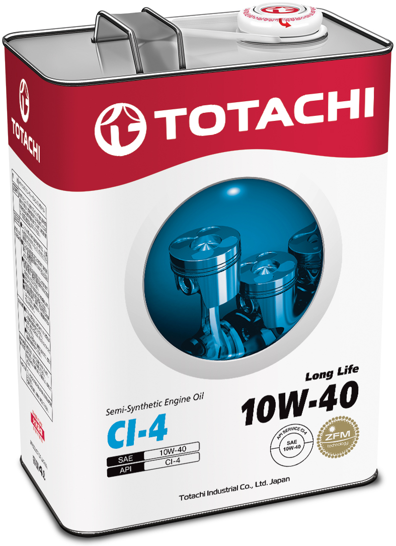 Купить Totachi 4562374690578 Long Life Semi-Synthetic CI-4 10W-40, 4л
