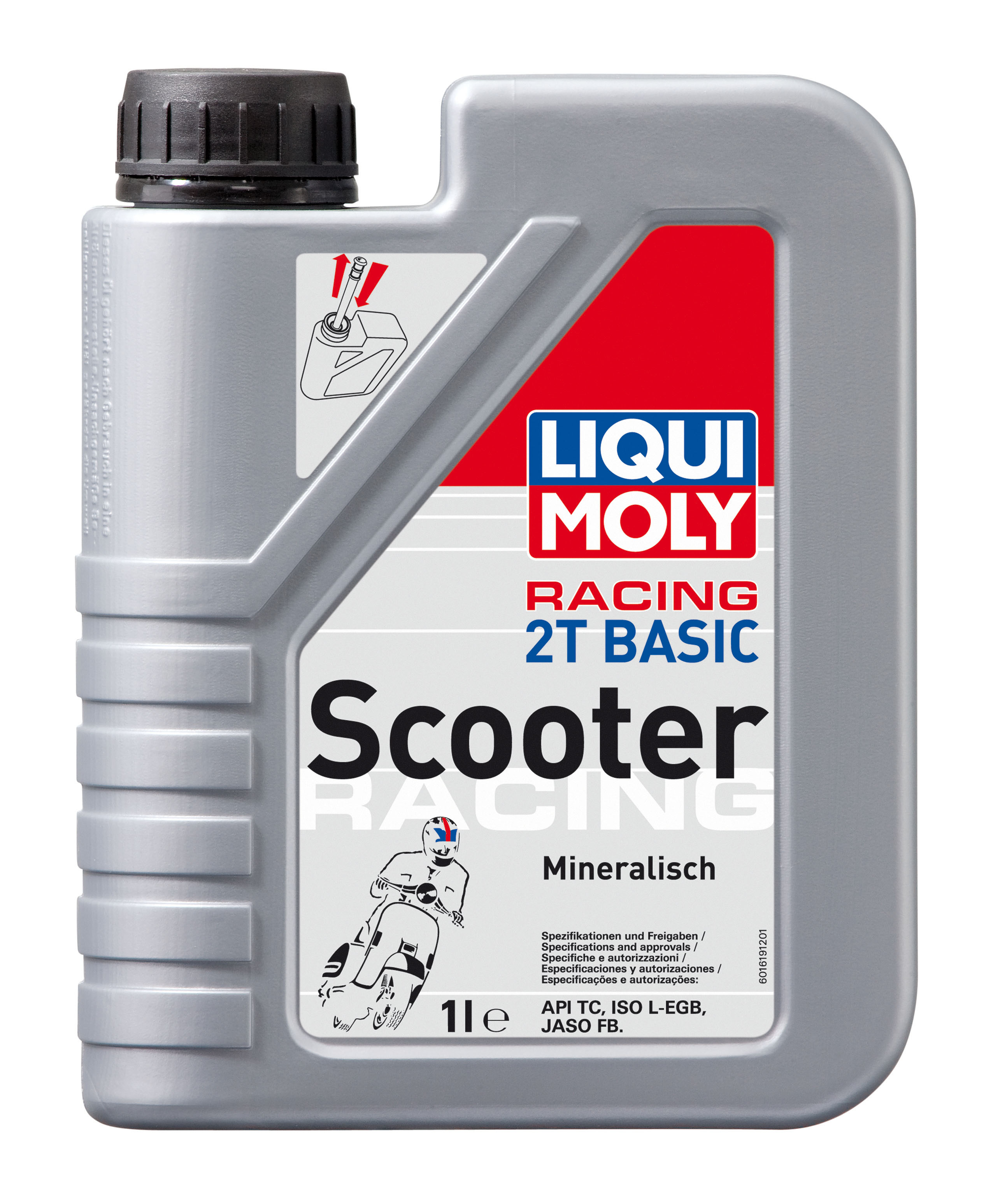 Купить Liqui moly 1619 для скутеров Racing Scooter 2T Basic