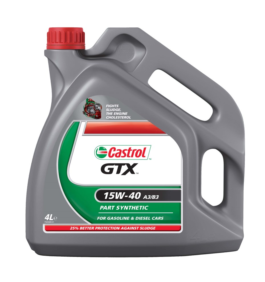 Купить Castrol 14F734  GTX 15W-40, 4 л