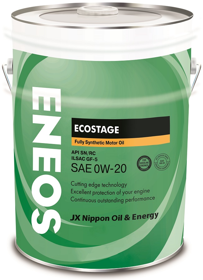 Купить Eneos 8801252022039 Ecostage 100% Synt. SN 0/20 20л