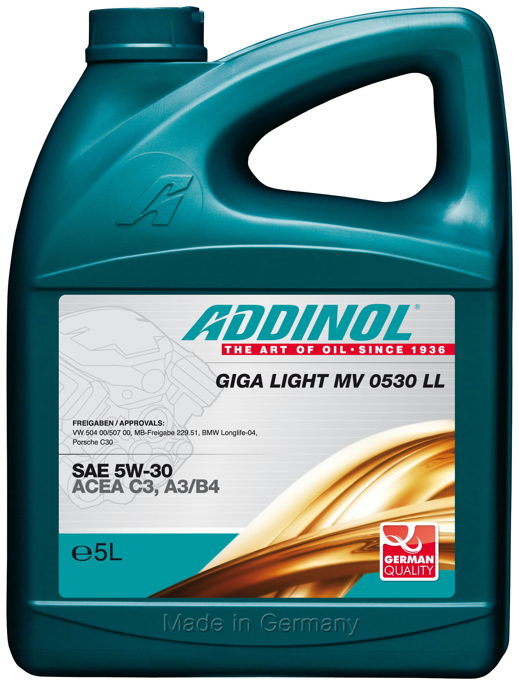 Купить Addinol 4014766241108 Giga Light MV 0530 LL 5W-30, 5л