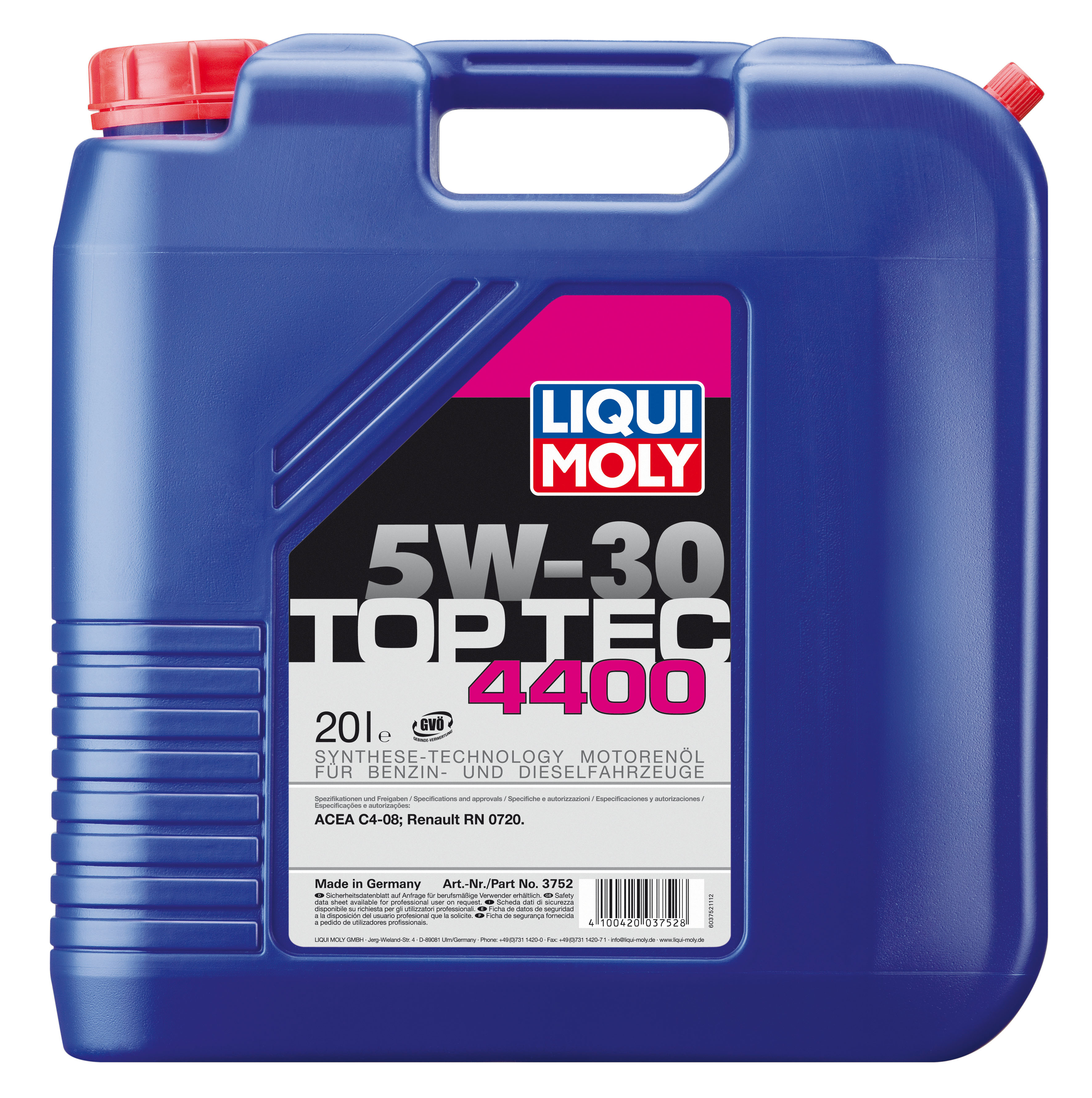 Купить Liqui moly 3752 НС-синтетическое моторное масло