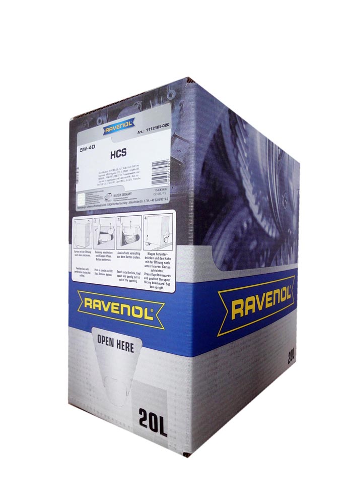 Купить Ravenol 4014835774322 HCS SAE 5W-40 (20л)