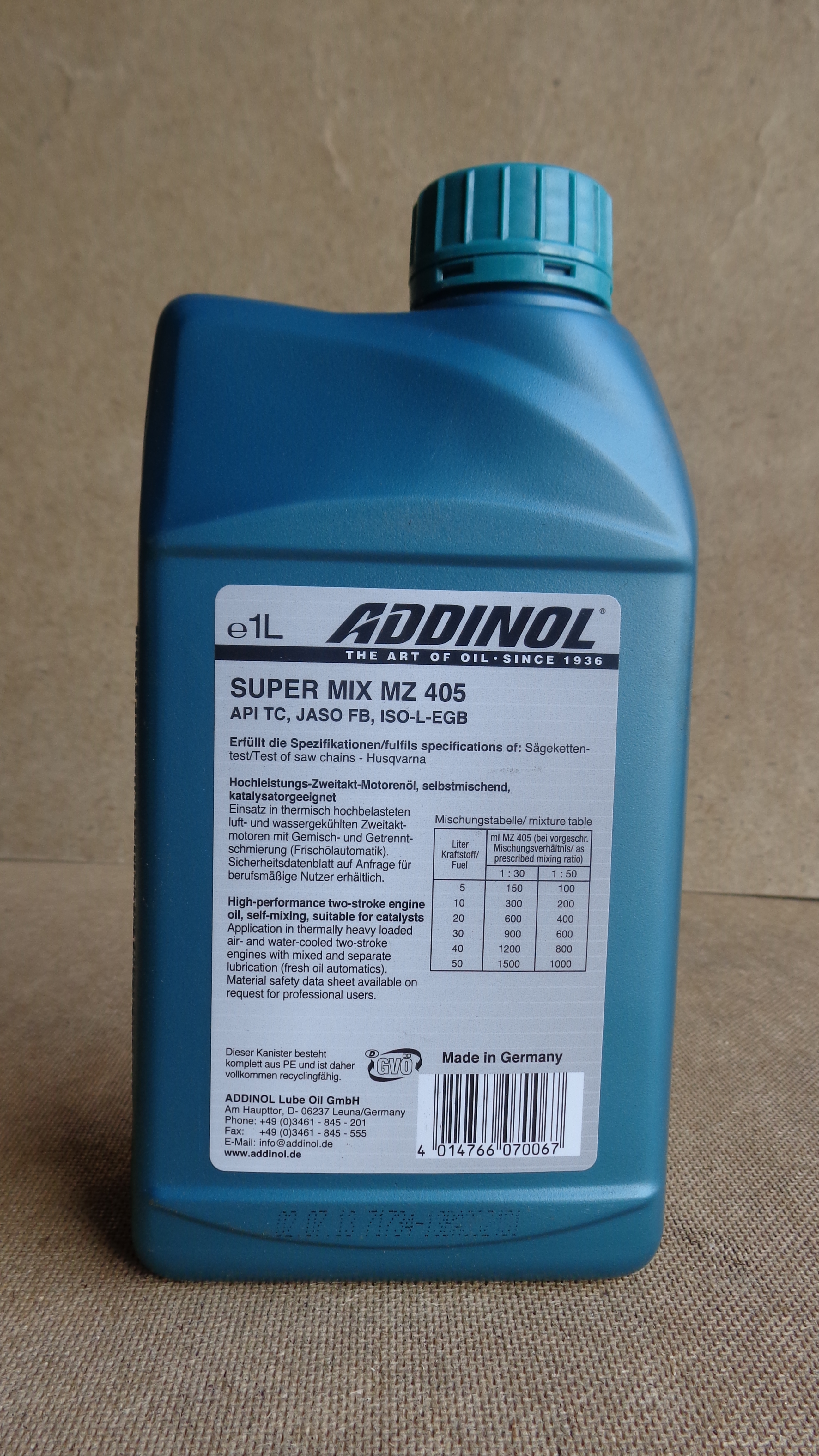 Купить Addinol 4014766070067 Super Mix MZ 405, 1л