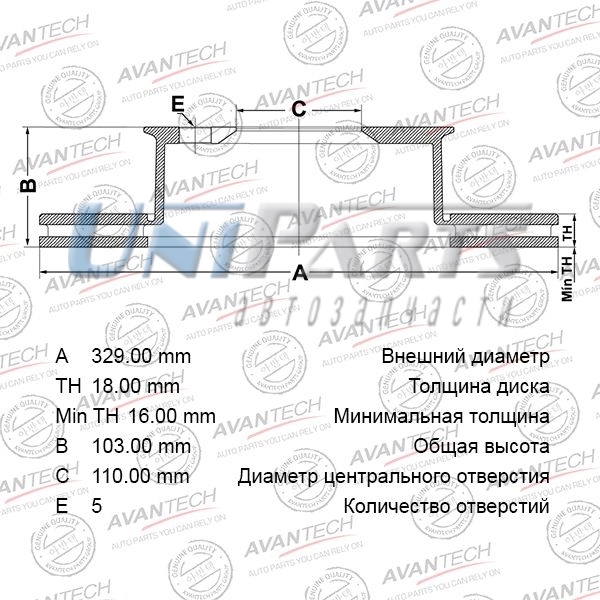 Купить запчасть AVANTECH - BR0109S 