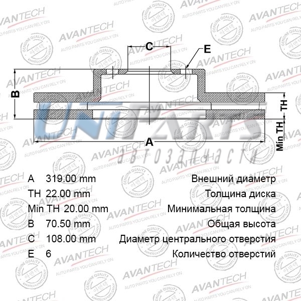 Купить запчасть AVANTECH - BR0153S 