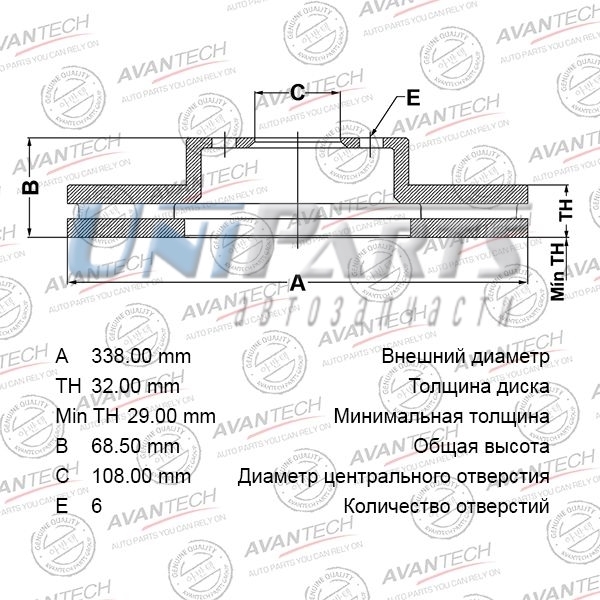 Купить запчасть AVANTECH - BR0260S 