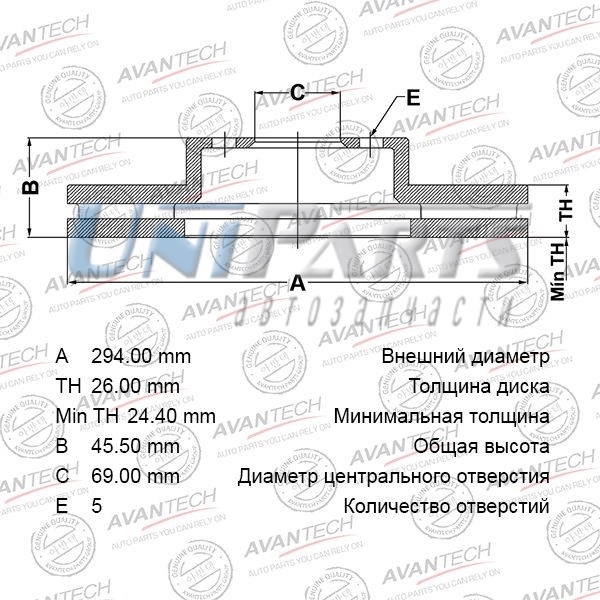 Купить запчасть AVANTECH - BR0505S 