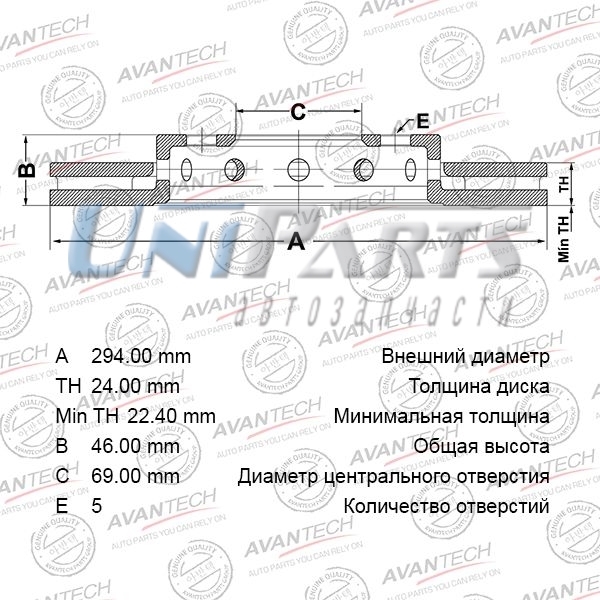 Купить запчасть AVANTECH - BR0516S 