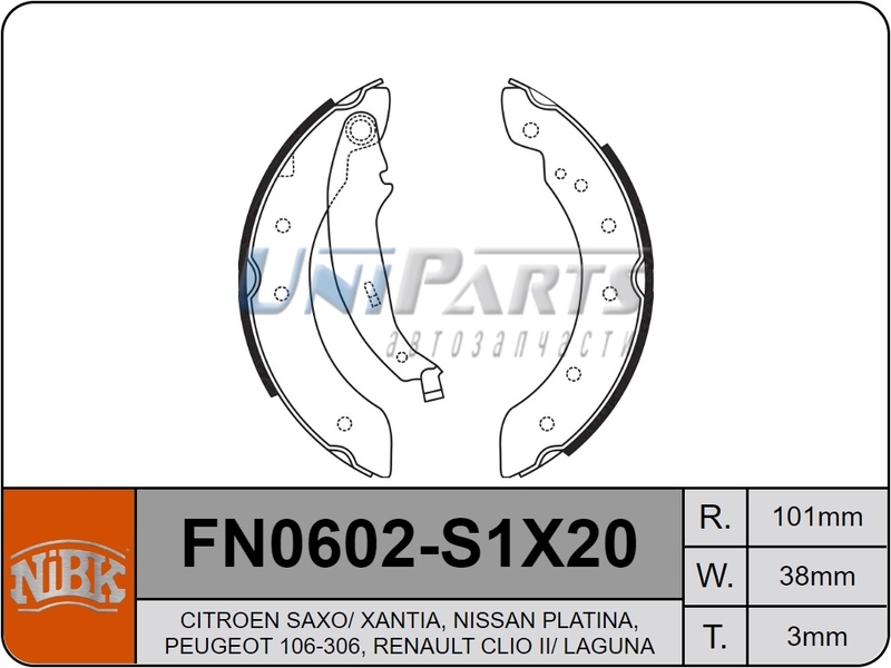 Купить запчасть NIBK - FN0602 