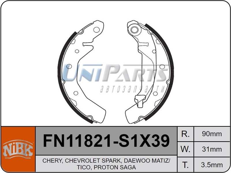 Купить запчасть NIBK - FN11821 