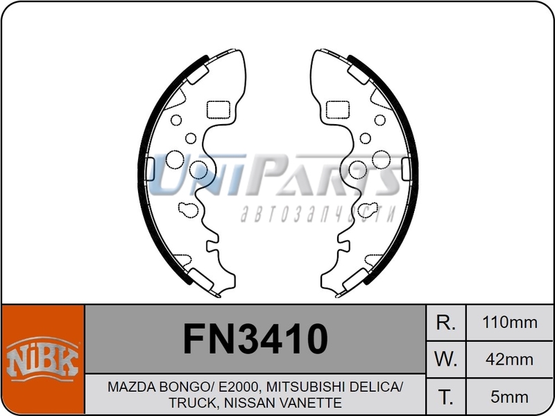 Купить запчасть NIBK - FN3410 