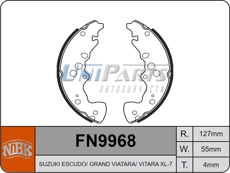 Купить запчасть NIBK - FN9968 
