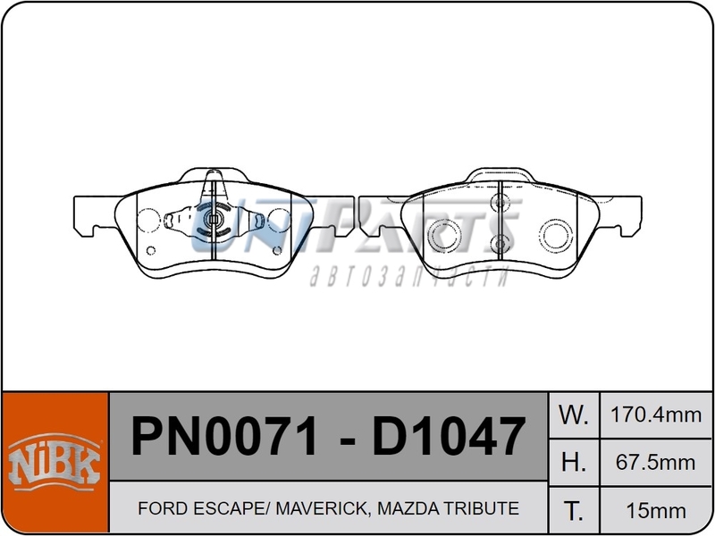 Купить запчасть NIBK - PN0071 