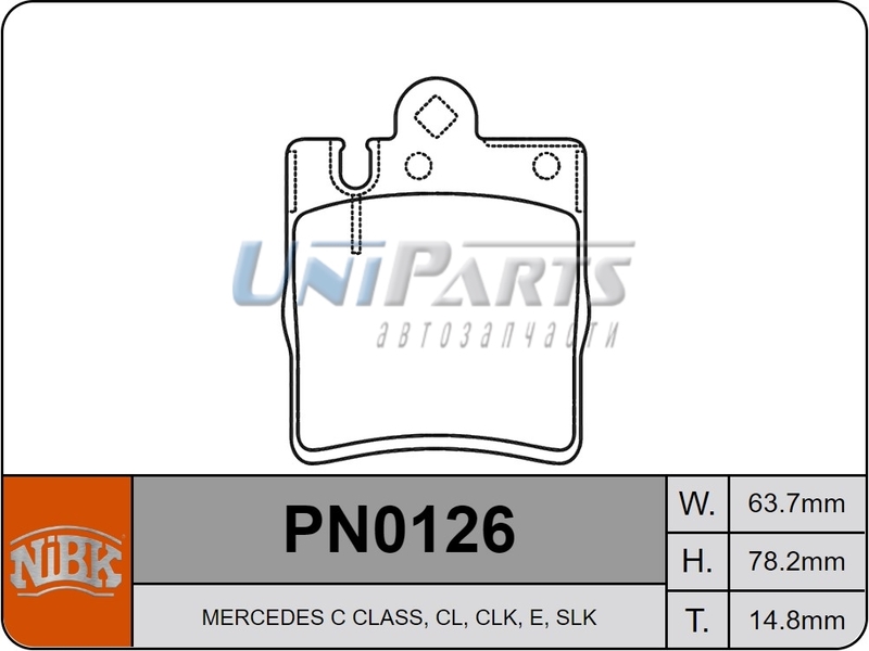 Купить запчасть NIBK - PN0126 
