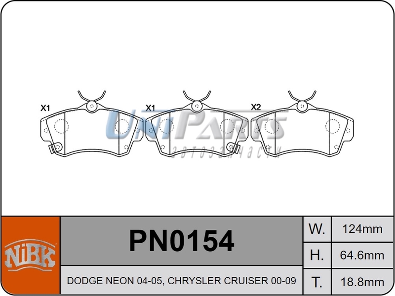 Купить запчасть NIBK - PN0154 