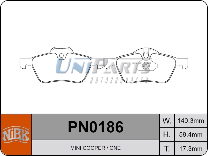 Купить запчасть NIBK - PN0186 