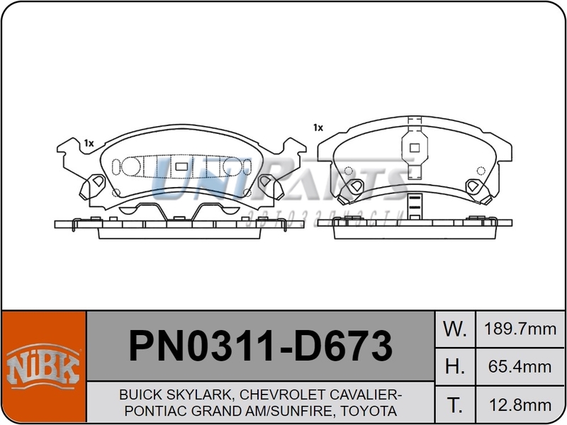 Купить запчасть NIBK - PN0311 