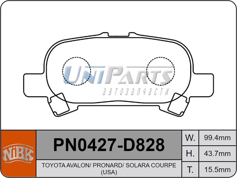 Купить запчасть NIBK - PN0427 