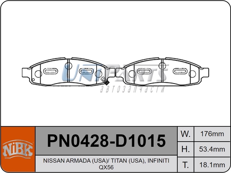 Купить запчасть NIBK - PN0428 