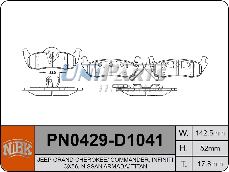 Купить запчасть NIBK - PN0429 
