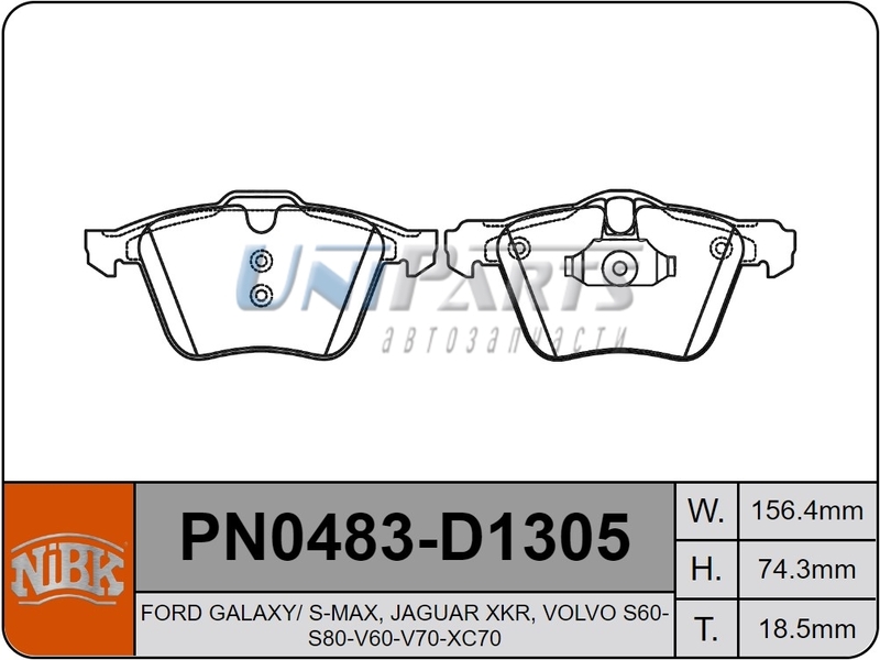 Купить запчасть NIBK - PN0483 