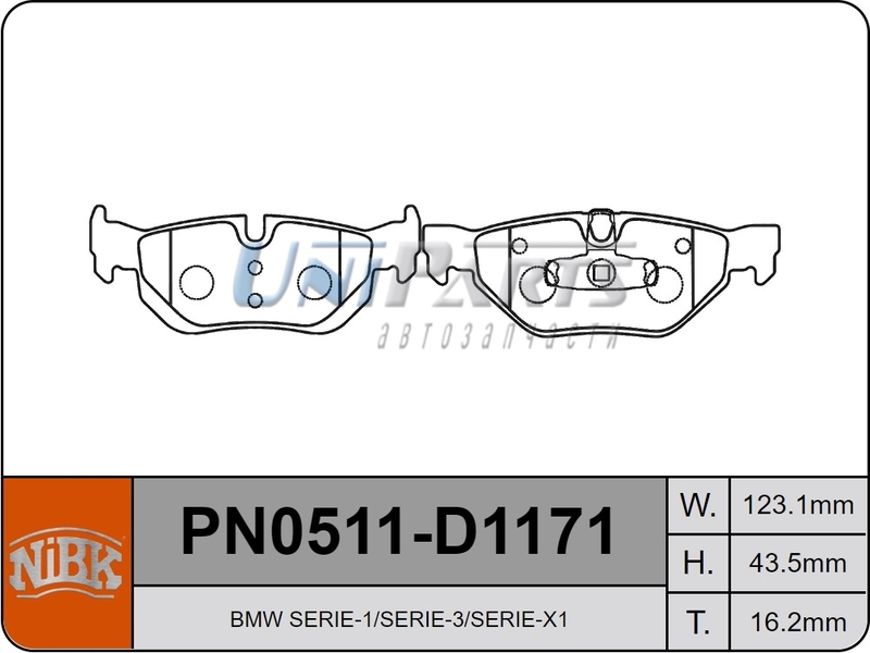 Купить запчасть NIBK - PN0511 