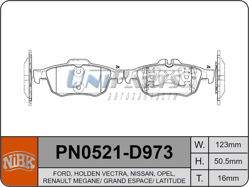 Купить запчасть NIBK - PN0521 