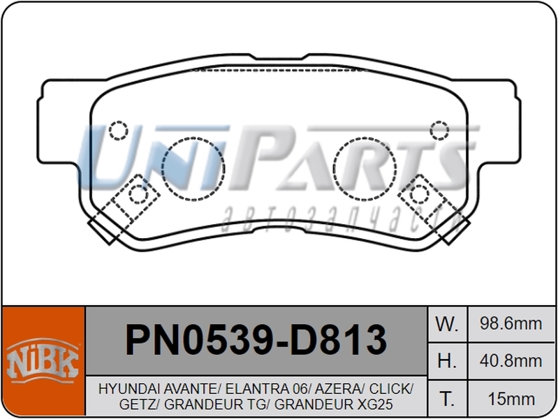 Купить запчасть NIBK - PN0539 