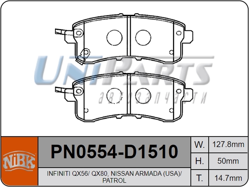 Купить запчасть NIBK - PN0554 