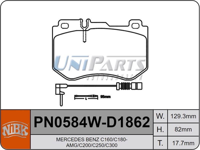Купить запчасть NIBK - PN0584W 