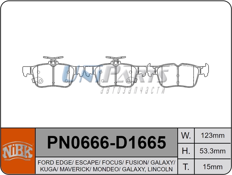 Купить запчасть NIBK - PN0666 