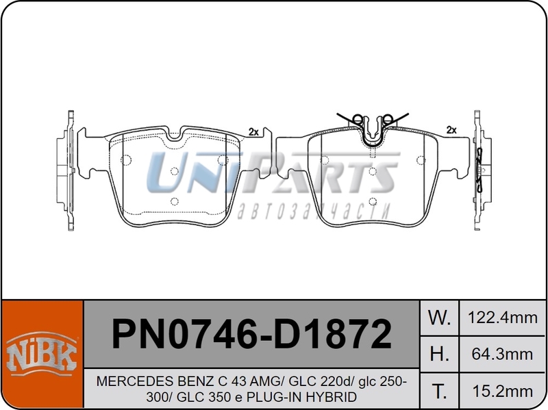 Купить запчасть NIBK - PN0746 
