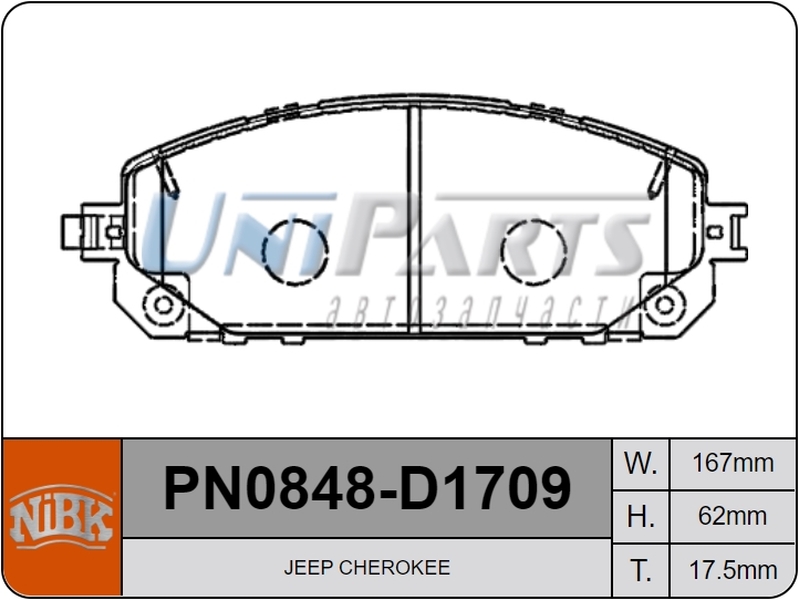Купить запчасть NIBK - PN0848 