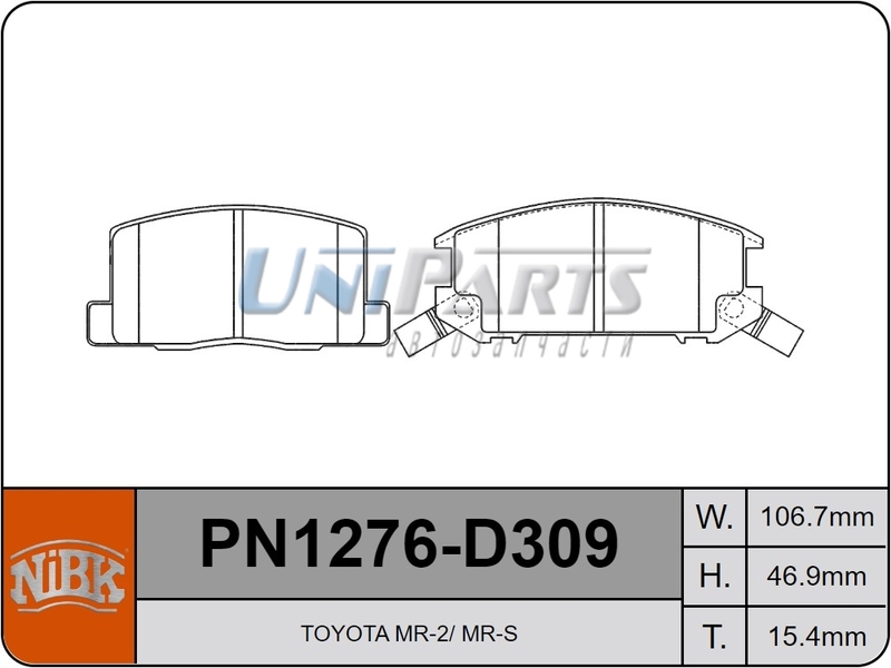 Купить запчасть NIBK - PN1276 