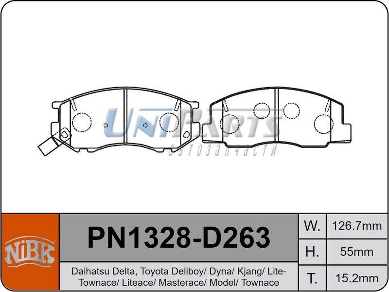 Купить запчасть NIBK - PN1328 
