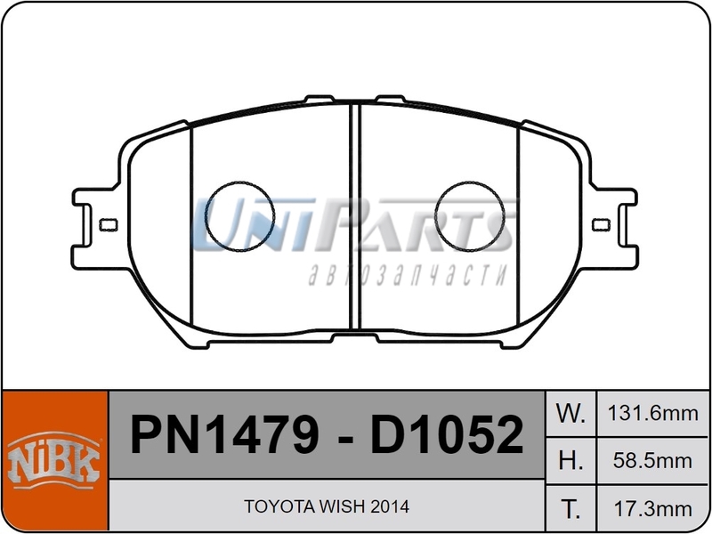 Купить запчасть NIBK - PN1479 