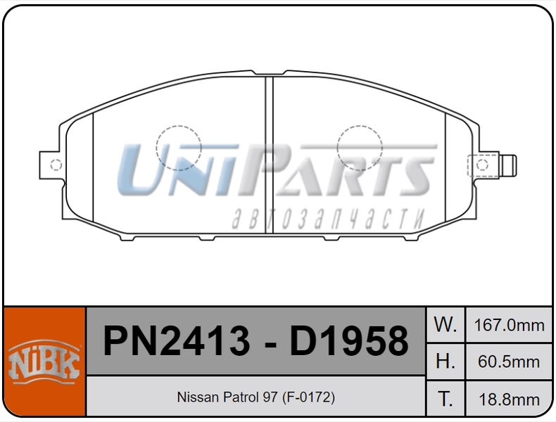 Купить запчасть NIBK - PN2413 