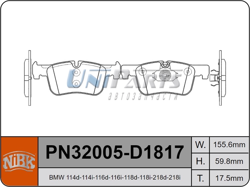 Купить запчасть NIBK - PN32005 
