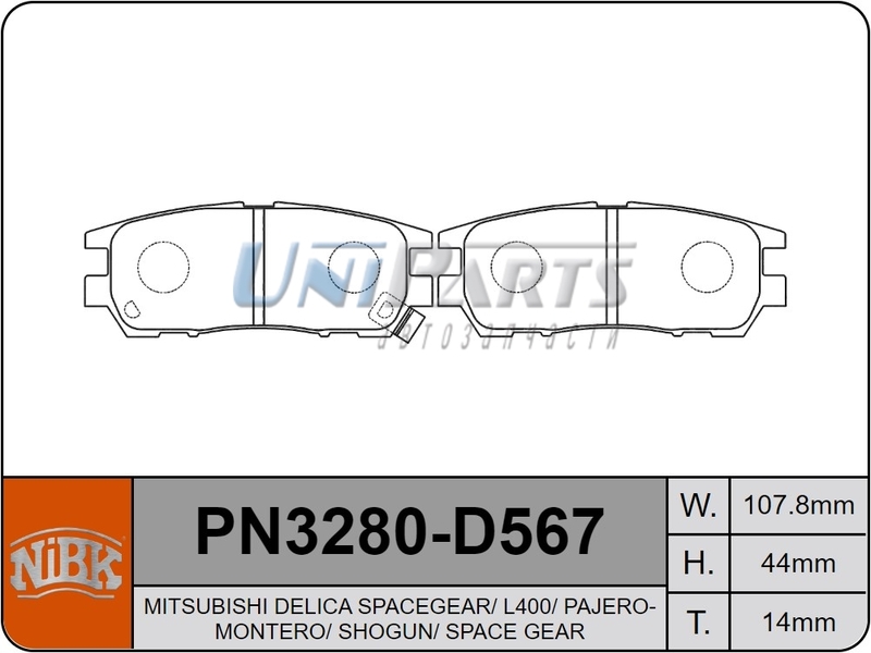 Купить запчасть NIBK - PN3280 
