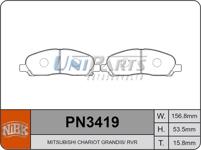 Купить запчасть NIBK - PN3419 