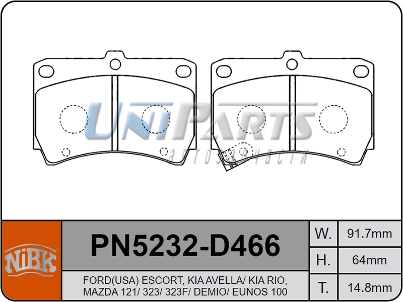 Купить запчасть NIBK - PN5232 