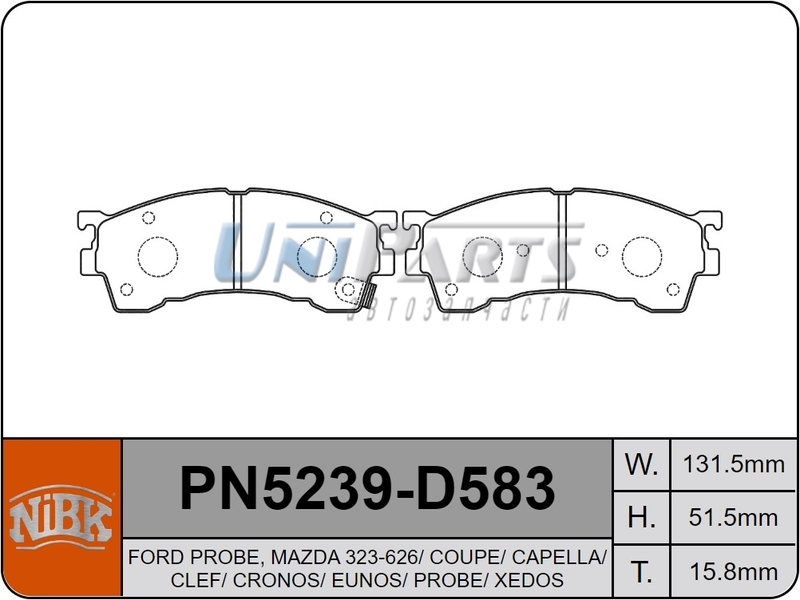 Купить запчасть NIBK - PN5239 