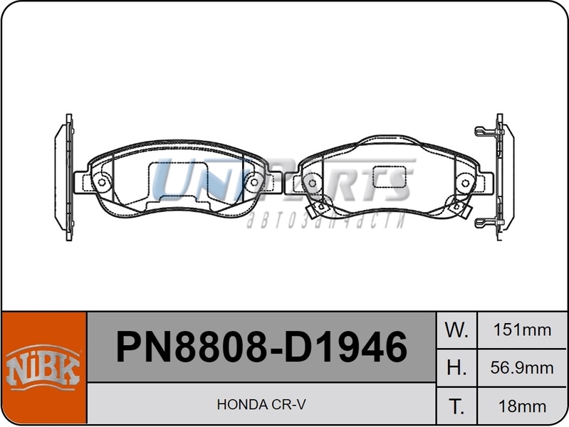 Купить запчасть NIBK - PN8808 