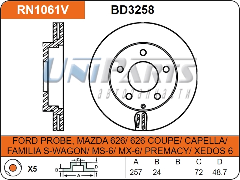 Купить запчасть NIBK - RN1061 