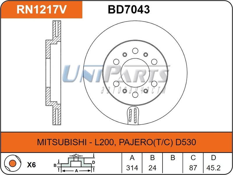 Купить запчасть NIBK - RN1217 