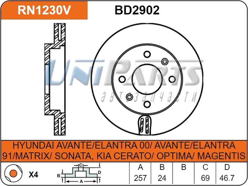 Купить запчасть NIBK - RN1230 