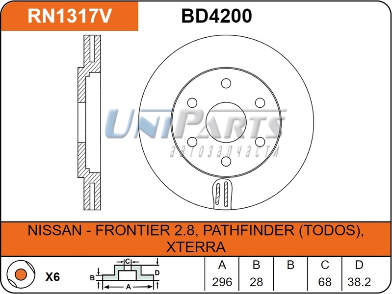 Купить запчасть NIBK - RN1317 